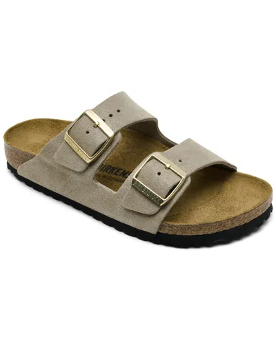 BIRKENSTOCK WOMEN'S ARIZONA SOFT FOOTBED SUEDE LEATHER SANDALS