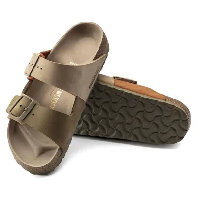 Birkenstock Women's Arizona Split Sandals In Sandcastle Faded Khaki In Animal Print