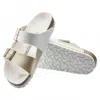 Birkenstock Women's Arizona Split Sandals In White In Animal Print