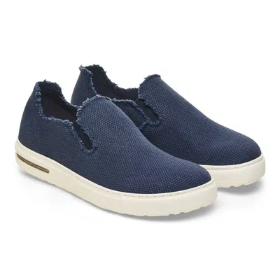 Birkenstock Women's Bend Decon Slip On Shoes In Midnight Canvas In Multi