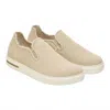 Birkenstock Women's Bend Decon Slip On Shoes In Sandcastle Canvas In Multi