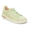 Birkenstock Women's Bend Low Canvas Sneaker In Faded Lime In Multi
