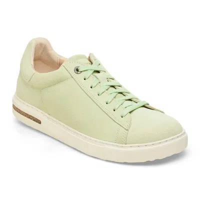 Birkenstock Women's Bend Low Canvas Sneaker In Faded Lime In Multi