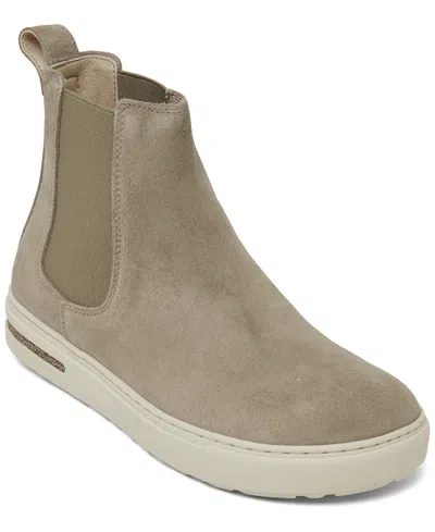 Birkenstock Women's Bend Suede Leather Chelsea Sneaker Boots From Finish Line In Taupe