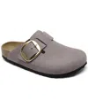 Birkenstock Boston Big Buckle Clogs Faded Purple In Purple