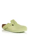 Birkenstock Women's Boston Clogs In Faded Lime