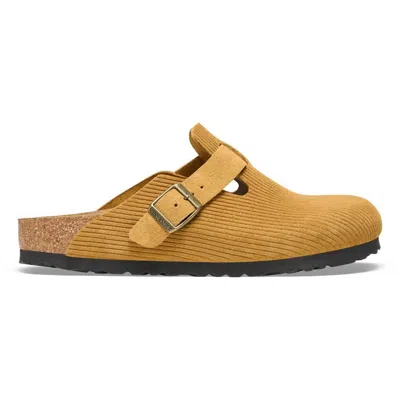 Birkenstock Women's Boston Cord Clog In Cork Brown