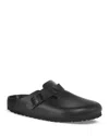 Birkenstock Sandals With Buckle Strap And Open Back In Black