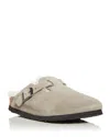 Birkenstock Women's Boston Shearling Clogs In Gray