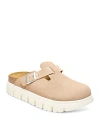 Birkenstock Boston Chunky Clog In Beige