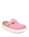 Birkenstock Boston Chunky Mule In Pink