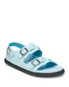 Birkenstock Women's Cannes Exquisite Buckled Sandals In Mineral Blue
