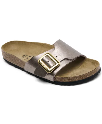 Birkenstock Women's Catalina Luxe Buckle Birko-flor Sandals From Finish Line In Neutral