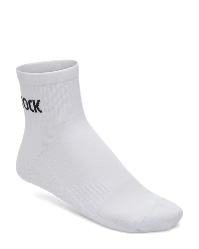 Birkenstock Women's Cotton Crew Ankle Socks In White
