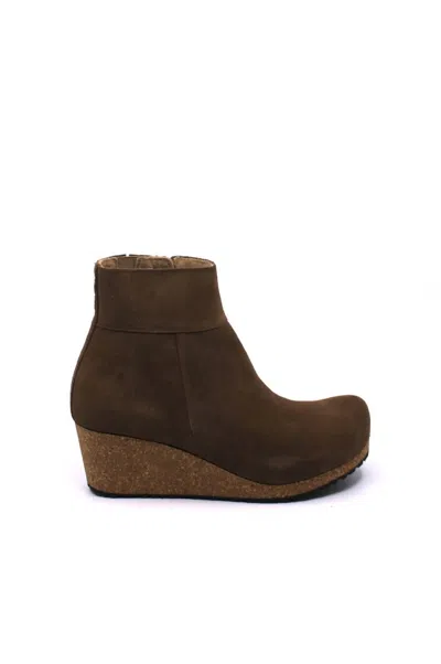 Birkenstock Women's Ebba Boots - Medium/narrow In Dark Tea In Multi