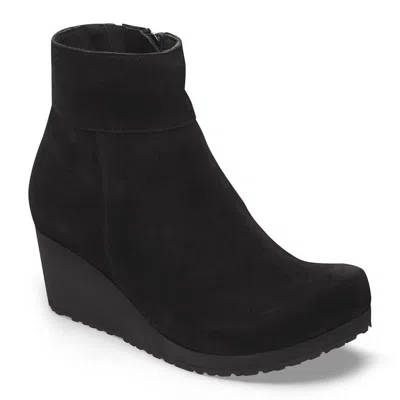 BIRKENSTOCK WOMEN'S EBBA SUEDE ANKLE BOOTS IN BLACK