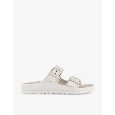 Birkenstock Womens Eggshell Eva Arizona Two-strap Rubber Sandals