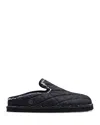 Birkenstock Open-heeled Slippers In Dark Denim
