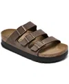 Birkenstock Florida Triple-buckle Platform Slides