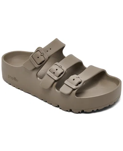 Birkenstock Women's Florida Flex Eva Platform Sandals From Finish Line In Gray