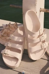 Birkenstock Women's Florida Flex Platform Eva Sandal In Eggshell, Women's At Urban Outfitters
