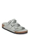 Birkenstock Florida Flex Platform Slide Sandal In Gray