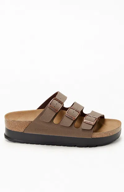 Birkenstock Florida Iii Platform Triple-strap Sandals In Brown