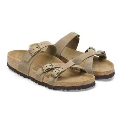 Birkenstock Women's Franca Oiled Leather Sandal In Brown