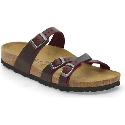 Birkenstock Women's Franca Oiled Leather Sandals In Zinfendal In Multi