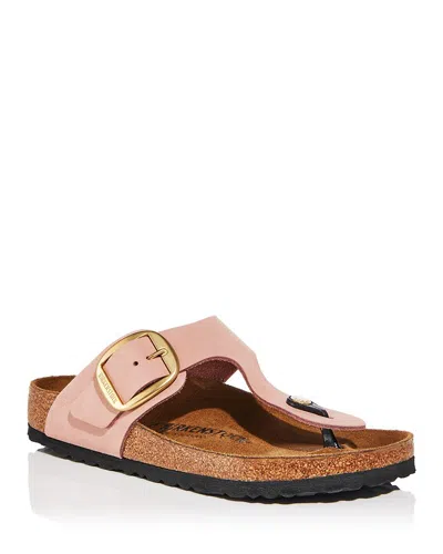 Birkenstock Women's Gizeh Big Buckle Thong Sandals In Soft Pink