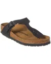 Birkenstock Gizeh Birko-flor Sandal In Black
