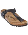 Birkenstock Gizeh Bs Birko-flor Sandal In Black