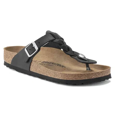 Birkenstock Women's Gizeh Braided Sandal In Black