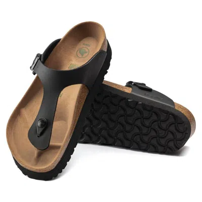 Birkenstock Women's Gizeh Platform Vegan Sandal In Black