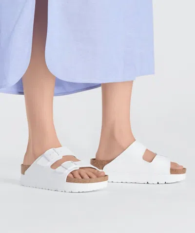 Birkenstock Women's Gizeh Platform Vegan Sandal In White