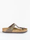 Birkenstock Flat Thong Sandals In Multi