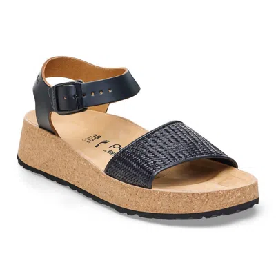 Birkenstock Women's Glenda French Piping Sandal In Black