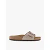 Birkenstock Catalina Bs Birko-flor Womens Sandals In Graceful Taupe