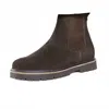 Birkenstock Women's Highwood Chelsea Boot In Mocha Suede In Multi