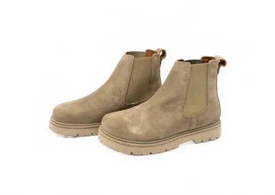 BIRKENSTOCK WOMEN'S HIGHWOOD SUEDE ANKLE BOOTS IN TAUPE