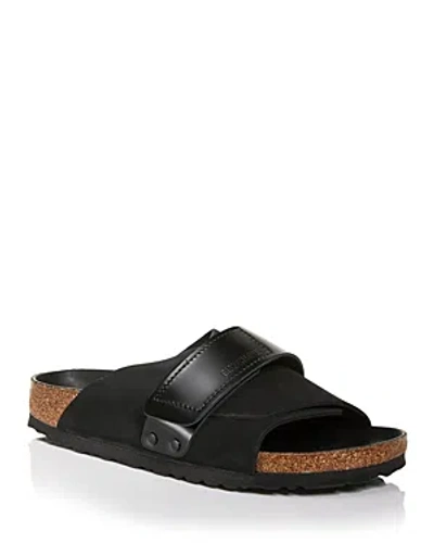 Birkenstock Women's Kyoto Slip On Strap Slide Sandals In Black