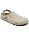 Birkenstock Women's Lutry 365 Suede Clogs From Finish Line In White