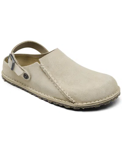 Birkenstock Women's Lutry 365 Suede Clogs From Finish Line In White