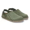 Birkenstock Women's Lutry Suede Leather Clog In Thyme In Sand