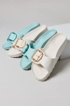 Birkenstock Women's Madrid Big Buckle Eva Sandal In Eggshell Eva, Women's At Urban Outfitters