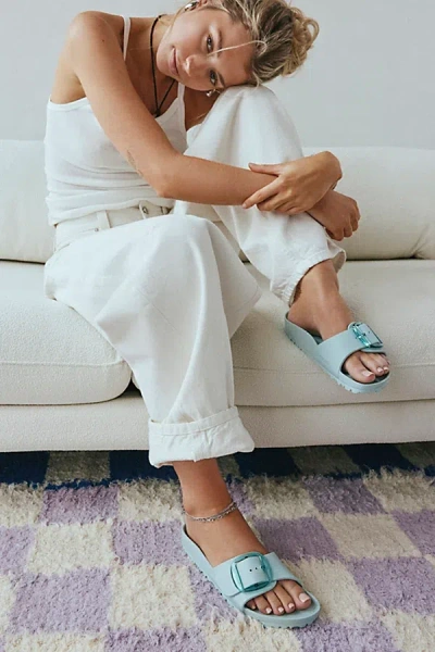 BIRKENSTOCK WOMEN'S MADRID BIG BUCKLE EVA SANDAL IN SURF GREEN EVA, WOMEN'S AT URBAN OUTFITTERS