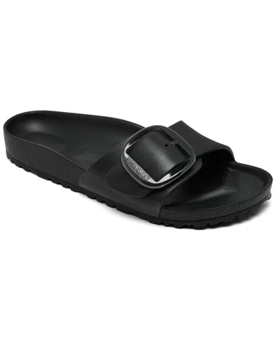 Birkenstock Women's Madrid Big Buckle Eva Sandals From Finish Line In Black