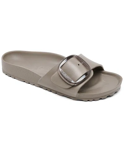 Birkenstock Women's Madrid Big Buckle Eva Sandals From Finish Line In Gray