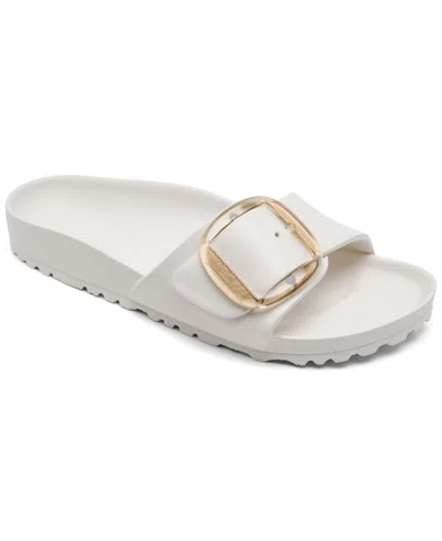 Birkenstock Women's Madrid Big Buckle Eva Sandals From Finish Line In White