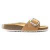 Birkenstock Women's Madrid Big Buckle Sandal In Apricot In Brown
